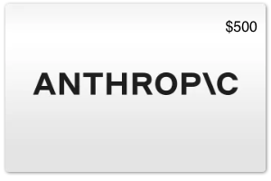 Anthropic AI API $500 Balance