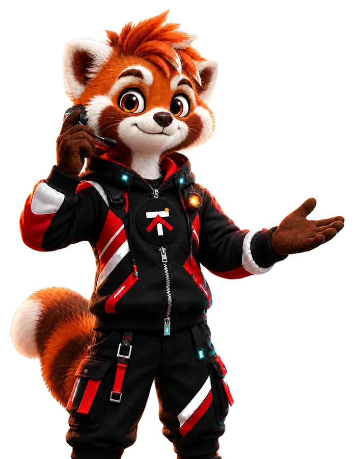TMX support mascot